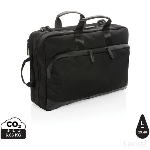 Swiss Peak Aware™ executive 2-in-1 laptop rugzak zwart