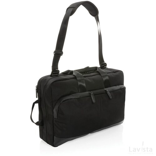 Swiss Peak Aware™ executive 2-in-1 laptop rugzak zwart