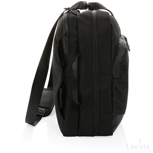 Swiss Peak Aware™ executive 2-in-1 laptop rugzak zwart