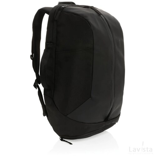 Swiss Peak AWARE™ RPET 15.6" werk/fitness rugzak zwart