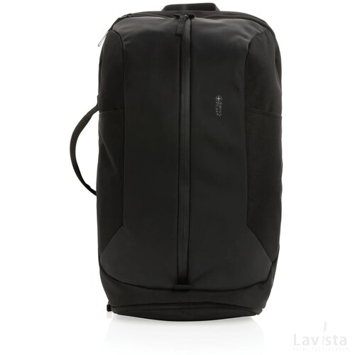 Swiss Peak AWARE™ RPET 15.6" werk/fitness rugzak zwart