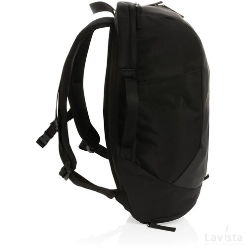 Swiss Peak AWARE™ RPET 15.6" werk/fitness rugzak zwart