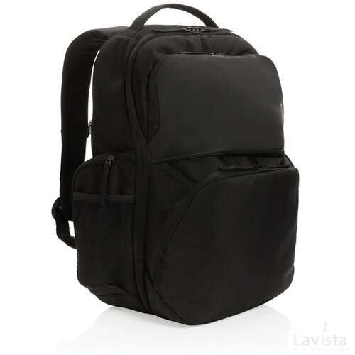 Swiss Peak AWARE™ RPET 15.6" commuter rugzak zwart