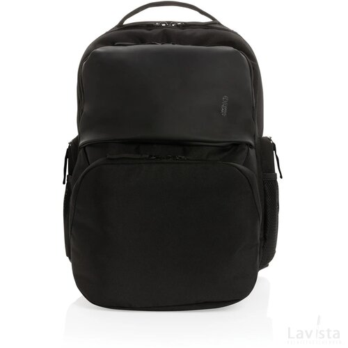 Swiss Peak AWARE™ RPET 15.6" commuter rugzak zwart
