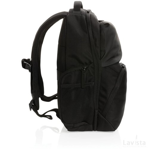 Swiss Peak AWARE™ RPET 15.6" commuter rugzak zwart