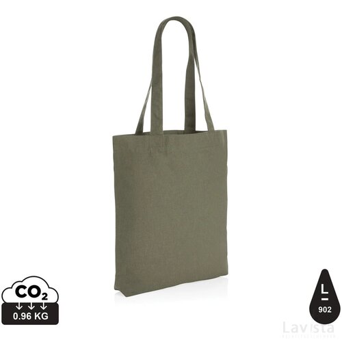 Impact AWARE™ recycled canvas tas 285gsm ongeverfd groen