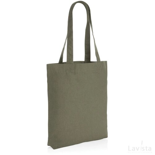 Impact AWARE™ recycled canvas tas 285gsm ongeverfd groen