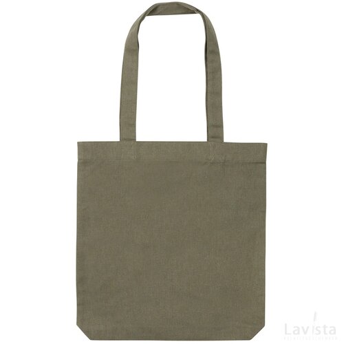 Impact AWARE™ recycled canvas tas 285gsm ongeverfd groen