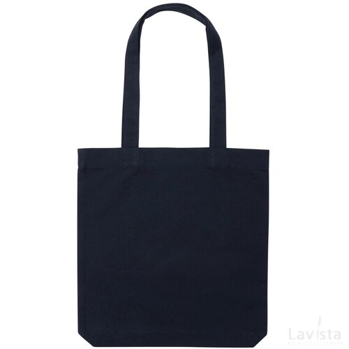 Impact AWARE™ recycled canvas tas 285gsm ongeverfd donkerblauw