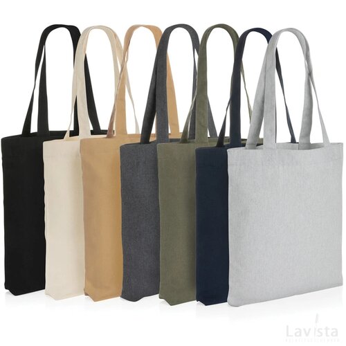 Impact AWARE™ recycled canvas tas 285gsm ongeverfd bruin