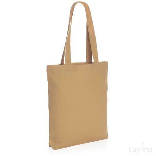 Impact AWARE™ recycled canvas tas 285gsm ongeverfd bruin