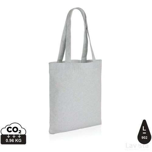 Impact AWARE™ recycled canvas tas 285gsm ongeverfd grijs