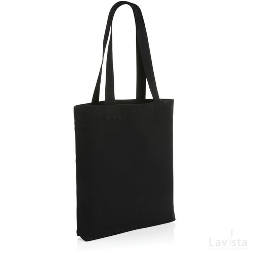 Impact AWARE™ recycled canvas tas 285gsm ongeverfd zwart