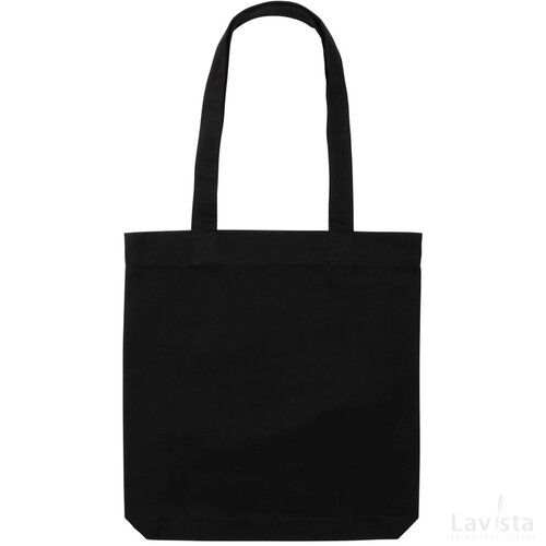 Impact AWARE™ recycled canvas tas 285gsm ongeverfd zwart