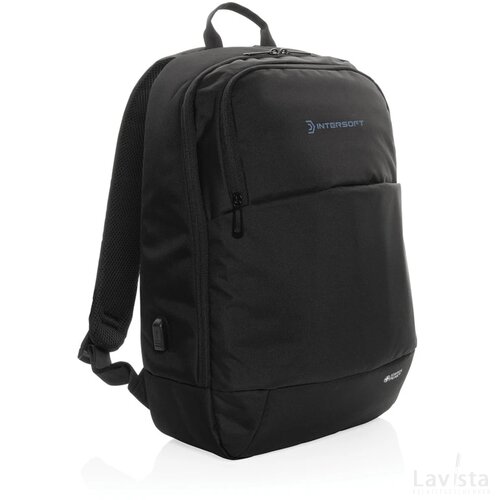 Swiss Peak AWARE™ moderne 15,6" laptoprugzak zwart