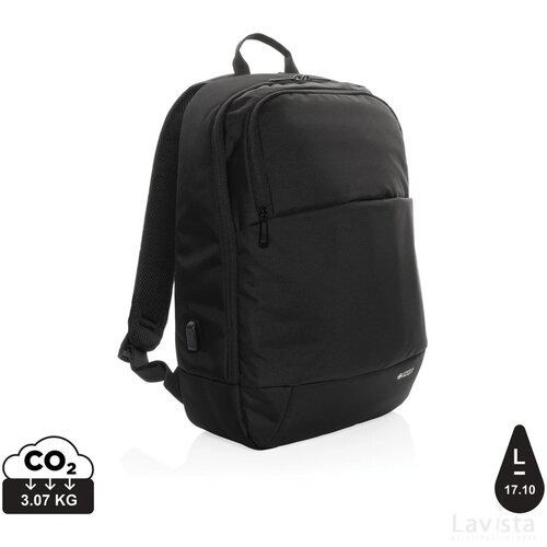 Swiss Peak AWARE™ moderne 15,6" laptoprugzak zwart