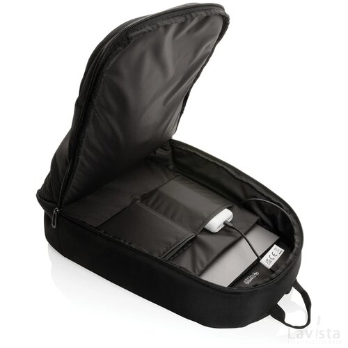 Swiss Peak AWARE™ moderne 15,6" laptoprugzak zwart