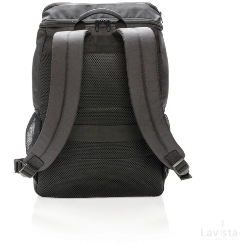 Swiss Peak AWARE™ easy access 15.6" laptop rugzak zwart