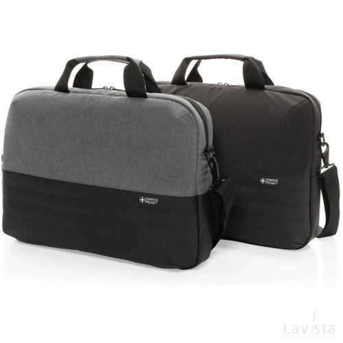 Swiss Peak AWARE™ RFID 15.6" laptoptas zwart