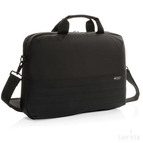 Swiss Peak AWARE™ RFID 15.6" laptoptas zwart