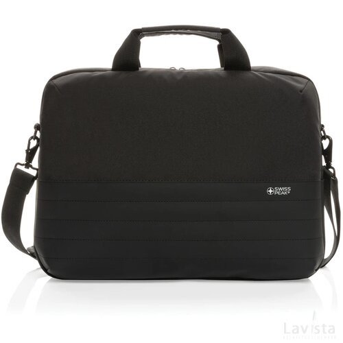 Swiss Peak AWARE™ RFID 15.6" laptoptas zwart