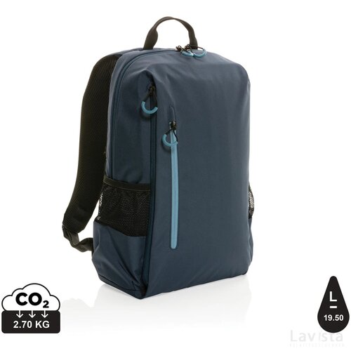 Impact AWARE™ Lima 15.6" RFID laptoprugzak donkerblauw, blauw