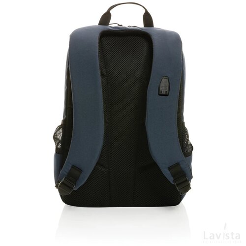 Impact AWARE™ Lima 15.6" RFID laptoprugzak donkerblauw, blauw
