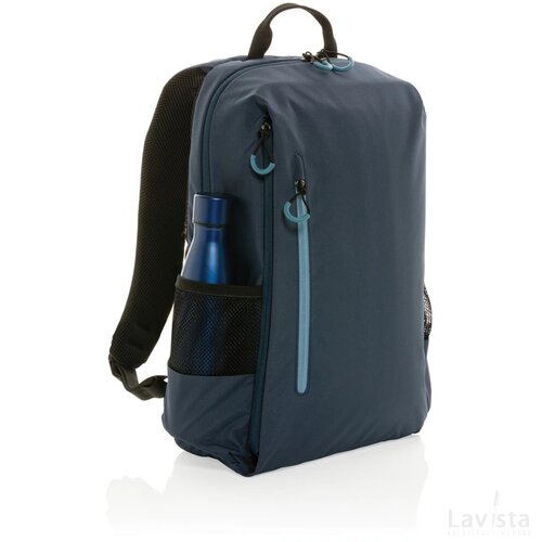 Impact AWARE™ Lima 15.6" RFID laptoprugzak donkerblauw, blauw