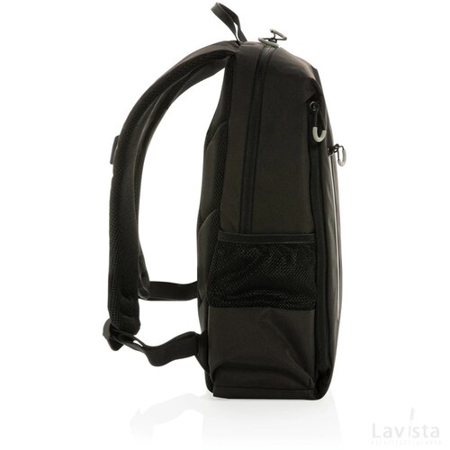 Impact AWARE™ Lima 15.6" RFID laptoprugzak zwart, wit