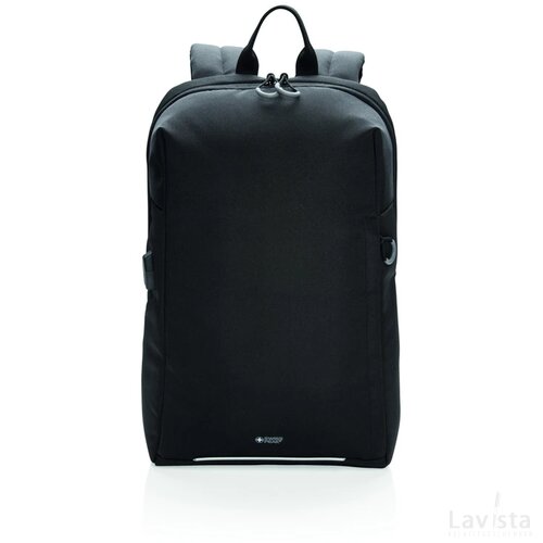 Swiss Peak AWARE™ RFID and USB A laptop rugzak zwart