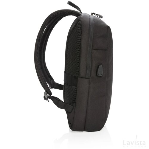 Swiss Peak AWARE™ RFID and USB A laptop rugzak zwart