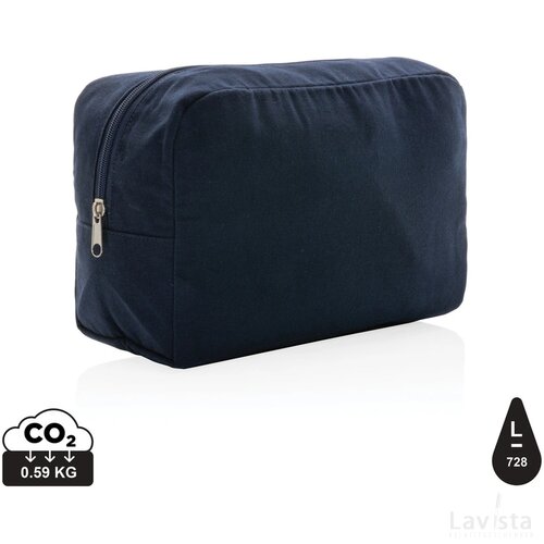 Impact Aware™ 285 gsm rcanvas toilettas ongeverfd donkerblauw