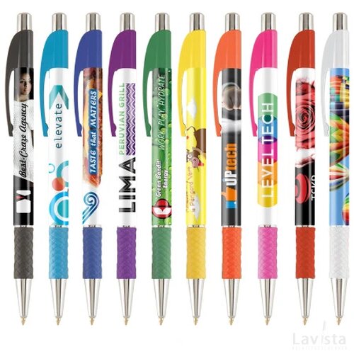 DIA balpen met gripzone in full colour all over bedrukt custom made