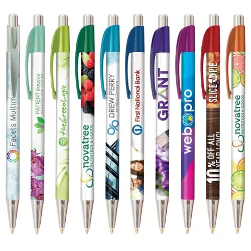 DIA balpen Chrome in full colour all over bedrukt