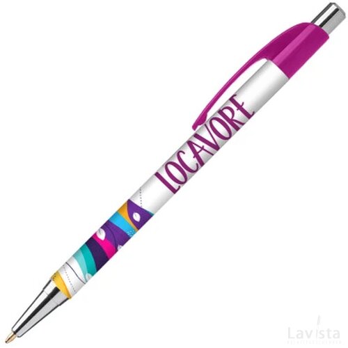 DIA balpen Classic in full colour all over bedrukt roze