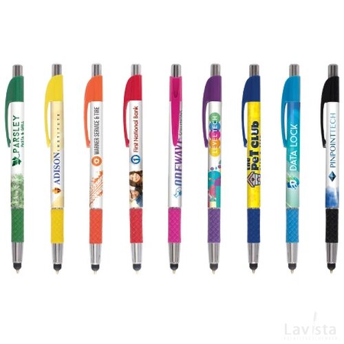 DIA balpen Stylus met gripzone in full colour all over bedrukt custom made