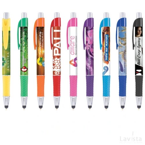 DIA balpen Grande Stylus met gripzone in full colour all over bedrukt custom made