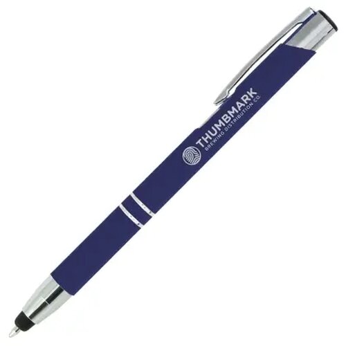 BRUNY Stylus balpen soft touch met lasergravering