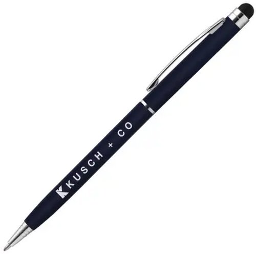 BIMINI Stylus balpen soft touch met lasergravering