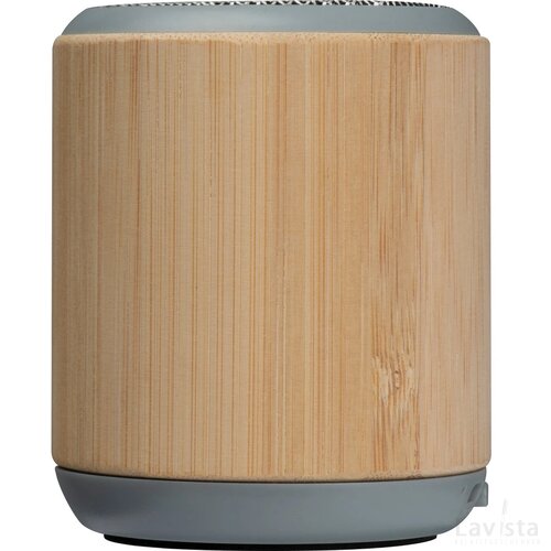 Speaker draadloos van bamboe beige