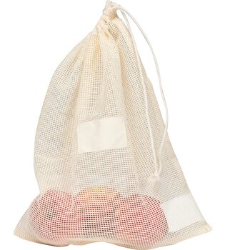 Versnet van katoen beige