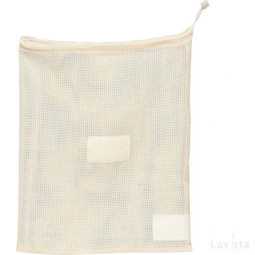 Versnet van katoen beige