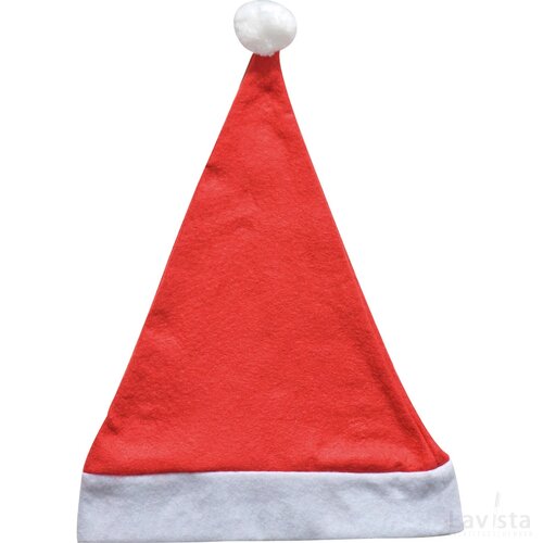 Kerstmuts van vilt rood