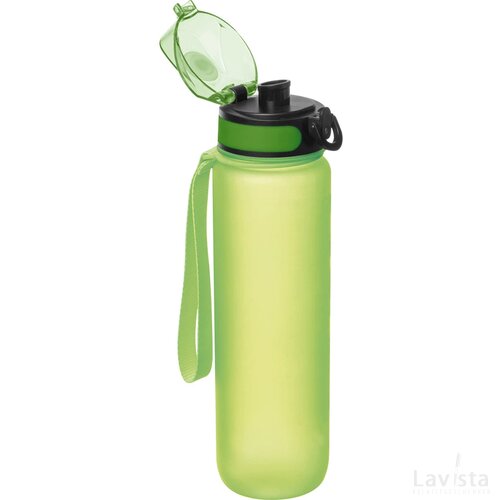 Sport drinkfles van kunststof appelgroen