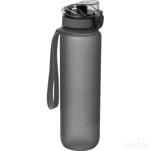 Sport drinkfles van kunststof antraciet