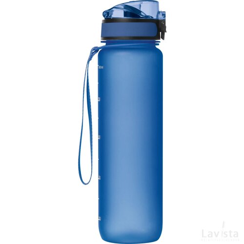 Sport drinkfles van kunststof blauw