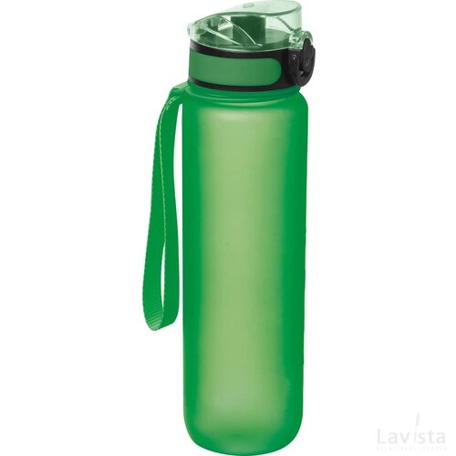 Sport drinkfles van kunststof groen