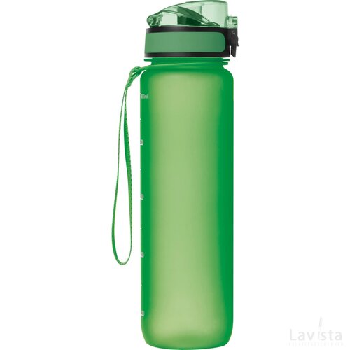 Sport drinkfles van kunststof groen