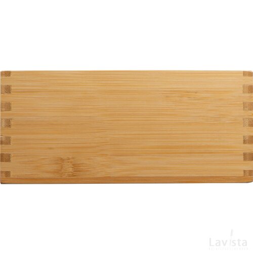 Servet- en bestekhouder, groot beige