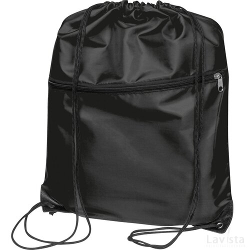 Gymbag van RPET zwart